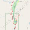 Hike from Devils Postpile to Minaret Falls trail, distance, elevation, map, profile, GPS track
