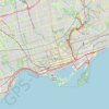 Toronto - Lower Don River Trail - Balmy Beach - Lakeshore Village trail, distance, elevation, map, profile, GPS track