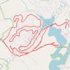 Lake Norman State Park Trail Run trail, distance, elevation, map, profile, GPS track