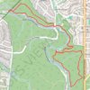 Rock Creek Loop via Valley Trail, Holly Trail, Pine Trail and Muddy Trail in Rock Creek Park and Piney Branch Parkway trail, distance, elevation, map, profile, GPS track