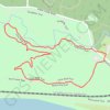 Lone Wolf Loop Trail in Castlewood State Park trail, distance, elevation, map, profile, GPS track