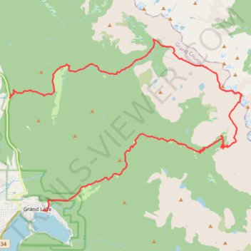 Rocky Mountain CDT Tour trail, distance, elevation, map, profile, GPS track
