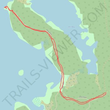 Peter Point Trail trail, distance, elevation, map, profile, GPS track