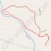 Friends Loop Trail in Beavers Bend State Park trail, distance, elevation, map, profile, GPS track