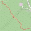 BH parking to SK trail, distance, elevation, map, profile, GPS track