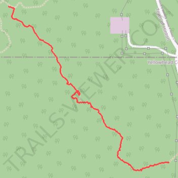 BH parking to SK trail, distance, elevation, map, profile, GPS track
