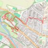 Newbridge P&R paths trail, distance, elevation, map, profile, GPS track