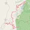 Cold Mountain forest service roads trail, distance, elevation, map, profile, GPS track