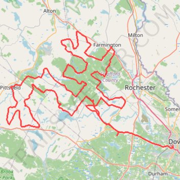 Tracked with OSMTracker for Android™ trail, distance, elevation, map, profile, GPS track