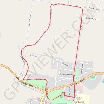 Boonah Circuit trail, distance, elevation, map, profile, GPS track