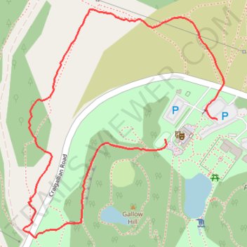 Trails in and around Mugdock Country Park trail, distance, elevation, map, profile, GPS track