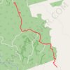 CTR Battery Falls trail, distance, elevation, map, profile, GPS track