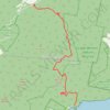 Hike from Bluff Beach via Pony Bottom Track trail, distance, elevation, map, profile, GPS track