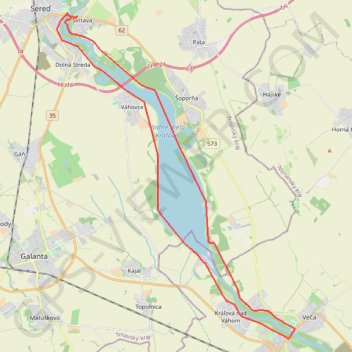 2207 - Okolo VN Kráľová trail, distance, elevation, map, profile, GPS track