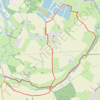 Northmoor - River Thames trail, distance, elevation, map, profile, GPS track