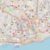 Lissabon trail, distance, elevation, map, profile, GPS track