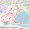Thatcham Lake Walk trail, distance, elevation, map, profile, GPS track