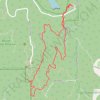 Lawsonite Trail and Greenwake Trail Loop below Mount Grant trail, distance, elevation, map, profile, GPS track