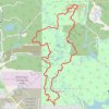 Scaffe Hill trail, Thetis Lake Regional Park trail, distance, elevation, map, profile, GPS track