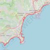 Marathon des Alpes-Maritimes Nice - Cannes trail, distance, elevation, map, profile, GPS track