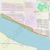 Pitt Meadows Regional Greenway trail, distance, elevation, map, profile, GPS track