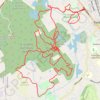 F. Gilbert Hills State Forest trail, distance, elevation, map, profile, GPS track