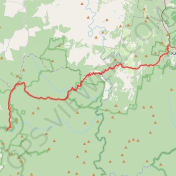 Six Foot Track trail, distance, elevation, map, profile, GPS track