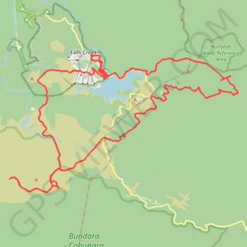 Tour of High Plains trail, distance, elevation, map, profile, GPS track