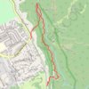 Chabot hike portion trail, distance, elevation, map, profile, GPS track