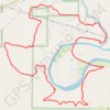 Skyline Trail Loop in Beavers Bend State Park trail, distance, elevation, map, profile, GPS track