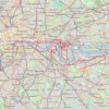 London Marathon trail, distance, elevation, map, profile, GPS track