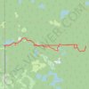 Air Cache Northeast of Mandy Lake trail, distance, elevation, map, profile, GPS track