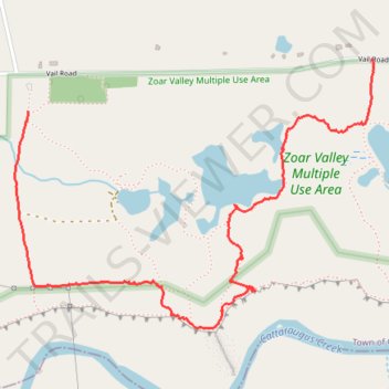 Hiking trails in the Zoar Valley Unique Area trail, distance, elevation, map, profile, GPS track