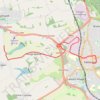 Tracked with OSMTracker for Android™ trail, distance, elevation, map, profile, GPS track