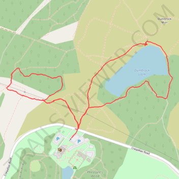 Trails in and around Mugdock Country Park trail, distance, elevation, map, profile, GPS track