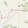 Icehouse Saddle trail, distance, elevation, map, profile, GPS track