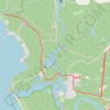 Ride from Sandy Beach trail, distance, elevation, map, profile, GPS track