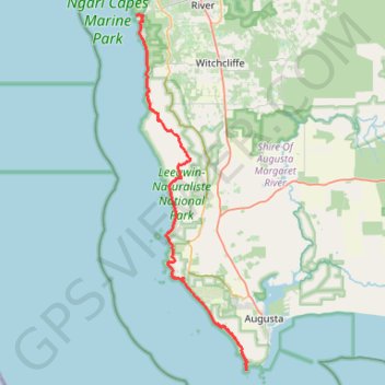 Part 2 38.9m trail, distance, elevation, map, profile, GPS track
