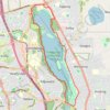 Lake Joondalup Circuit trail, distance, elevation, map, profile, GPS track