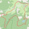 Loop hike from Allens Rivulet trail, distance, elevation, map, profile, GPS track