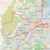 Cycle up Divis and Black Mountain trail, distance, elevation, map, profile, GPS track