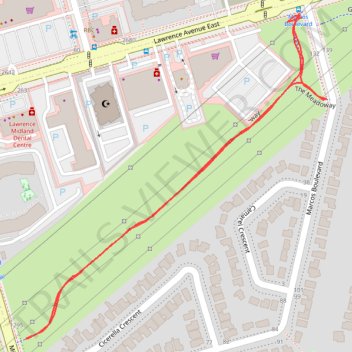 The Meadoway: Midland to Marcos section trail, distance, elevation, map, profile, GPS track