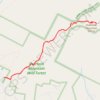 Overlook Mountain trail, distance, elevation, map, profile, GPS track