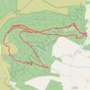 Ballinastoe Wood Loop MTB trail, distance, elevation, map, profile, GPS track