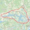 Lake-Mälaren trail, distance, elevation, map, profile, GPS track