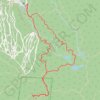 Round Top and Spruce Lake Loop trail, distance, elevation, map, profile, GPS track