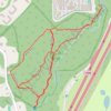 Buxton Gorge trail, distance, elevation, map, profile, GPS track