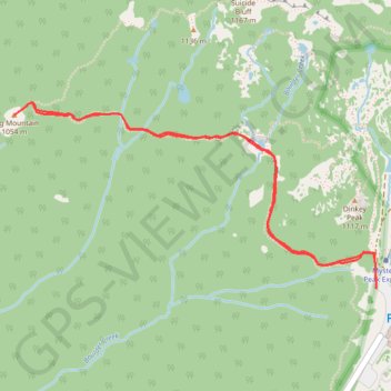 Dog Mountain trail, distance, elevation, map, profile, GPS track