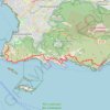 Marseille - Cassis trail, distance, elevation, map, profile, GPS track