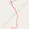 McCormick Peak trail, distance, elevation, map, profile, GPS track